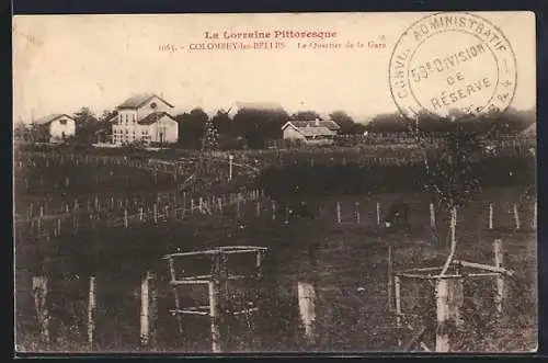 AK Colombey-les-Belles, Le Quartier de la Gare