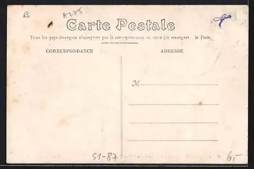 AK Mans, Exposition 1911, Sortie du Village Noir