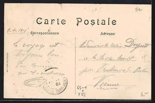 AK Saint-Dizier, La gare, Motiv vom Bahnhof