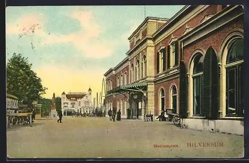 AK Hilversum, Stationsplein, Station