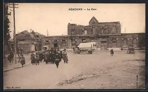 AK Péronne, La Gare