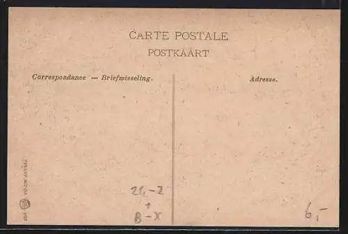 AK Anvers, Incendie au Polder Ferdinand, Ruines