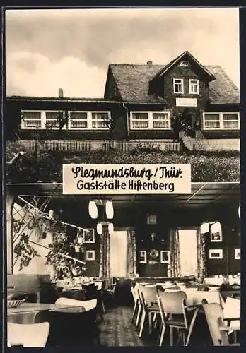 AK Siegmundsburg /Thür., Gaststätte Hiftenberg, Bes. Fritz Siegel