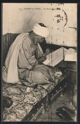 AK Algérie, Un notaire arabe, Nordafrik. Notar
