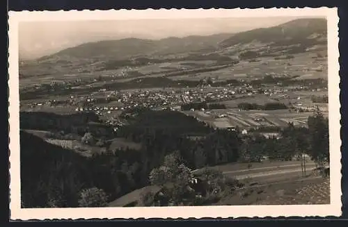 AK Frýdlant nad Ostravicí, Panorama mit Bäumen