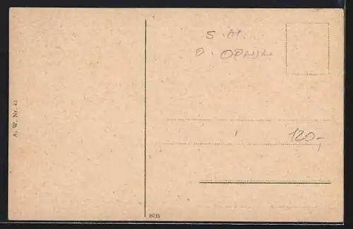 AK Troppau, Oberring mit Stadttheater, Elisabethstrasse und Olmützerstrasse