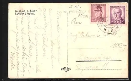 AK Kuncice p. Ondr., Lecebný ústav