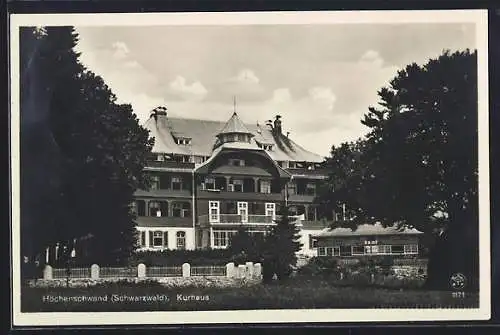 AK Höchenschwand, Ansicht vom Kurhaus