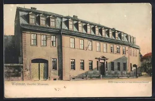 AK Weimar / Thüringen, Goethe-Museum