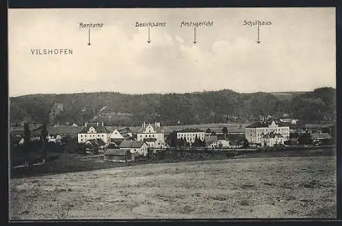 AK Vilshofen, Rentamt, Bezirksamt, Amtsgericht und Schulhaus
