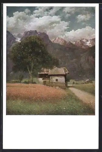 Künstler-AK Karl Maria Schuster: Nach dem Gewitter in den Lienzer Dolomiten