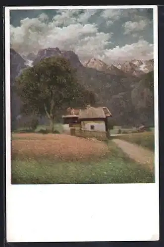 Künstler-AK Karl Maria Schuster: Nach dem Gewitter in den Lienzer Dolomiten