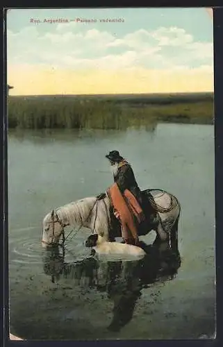 AK Argentina, Paisano vadeando