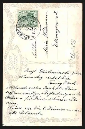 Künstler-AK Carl Zewy: Selbstbewusst