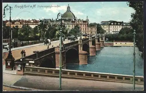 AK Frankfurt a. M., Untermainbrücke