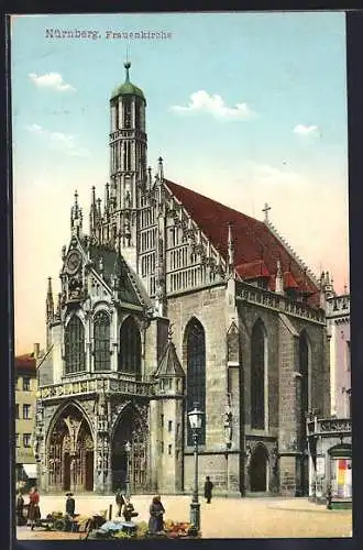 AK Nürnberg, Blick auf die Frauenkirche