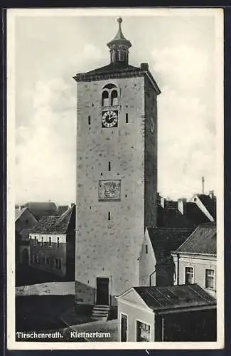 AK Tirschenreuth, Der Klettnerturm mit Umgebung