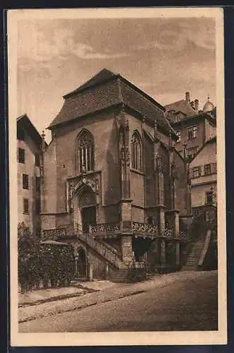 AK Wertheim a. M., Kilianskapelle erbaut 1472 jetzt Museum