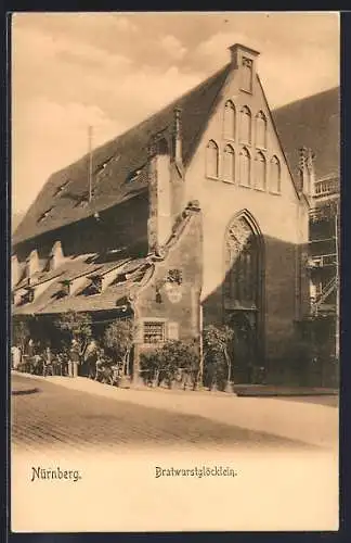 AK Nürnberg, Gasthaus Bratwurstglöcklein