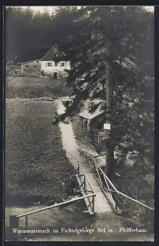 AK Warmensteinach, Gasthaus zum Pfeifferhaus
