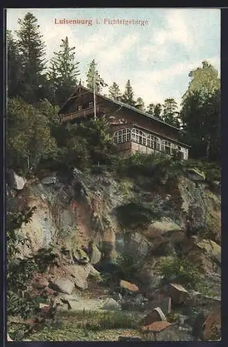 AK Wunsiedel, Blick auf die Luisenburg