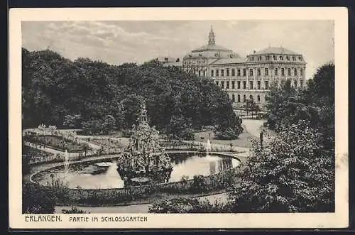 AK Erlangen, Partie im Schlossgarten
