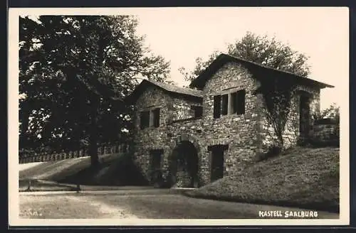 AK Saalburg / Taunus, Blick auf das Kastell