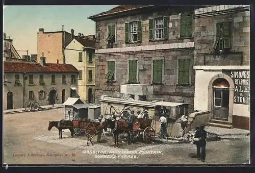 AK Gibraltar, Rain Water Fountain, Gunner`s Parade