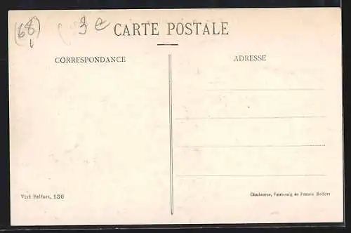 AK Traubach-le-Haut, Strassenpartie mit Ortsleben