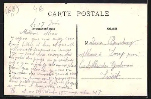 AK Montreux-Vieux, la Rue principale