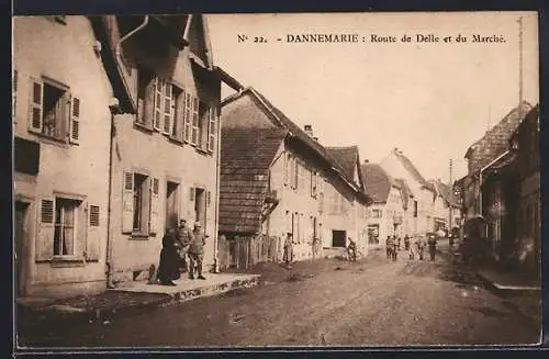 AK Dannemarie, Route de Delle et du Marche