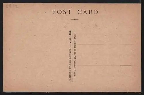 AK Massevaux, En Alsace Liberee, Grande place