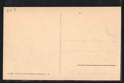 AK Colmar, Strassenbahn in der Rufacherstrasse