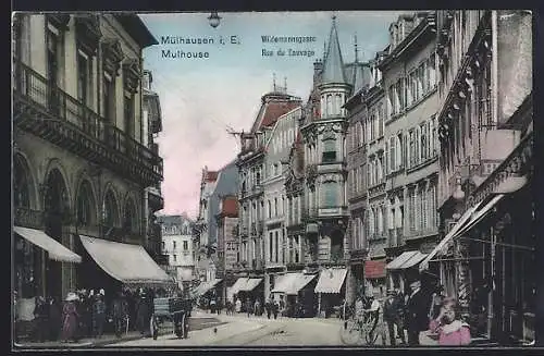 AK Mulhouse, Rue du Sauvage