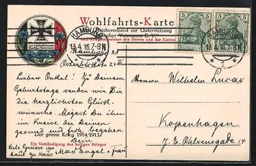 AK Die Verkündung des heiligen Krieges, arabische Krieger, Türkenflagge