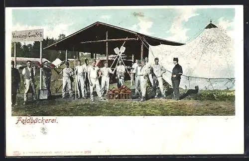 AK Schweizer Armee, Feldbäckerei