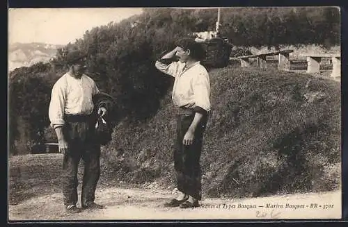 AK Scènes et Types Basques, Marins Basques