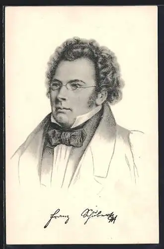 AK Franz Peter Schubert, Komponist, 1797-1828