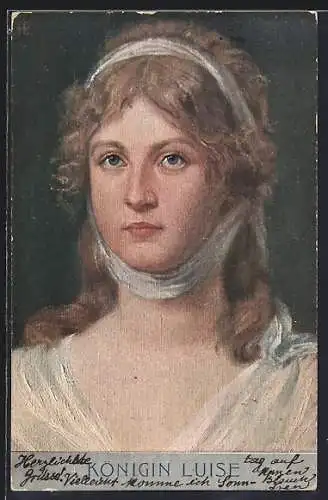AK Königin Luise von Preussen, Kopfportrait