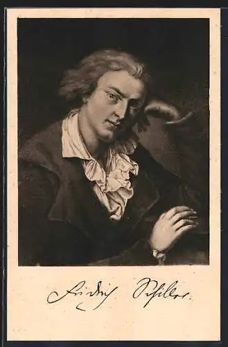 Künstler-AK Portrait von Friedrich Schiller