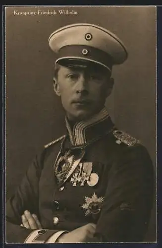 AK Kronprinz Wilhelm von Preussen in Uniform