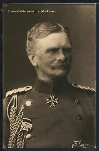 AK Generalfeldmarschall von Mackensen mit Orden
