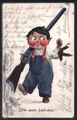 AK Für mein Lieb`chen, Kleiner Jäger