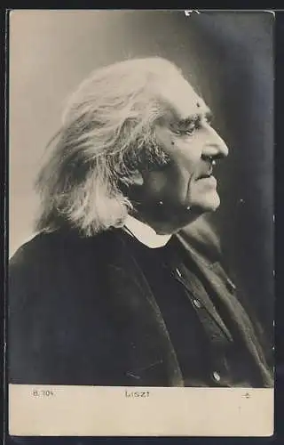 AK Portrait des Komponisten Liszt