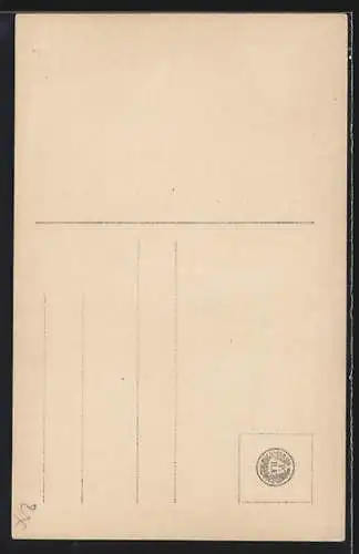 AK Komponist Tschaikowski, Portrait im Anzug