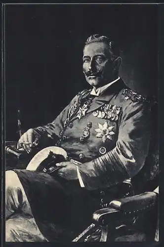 Künstler-AK Willy Stoewer: Kaiser Wilhelm II. als Grossadmiral