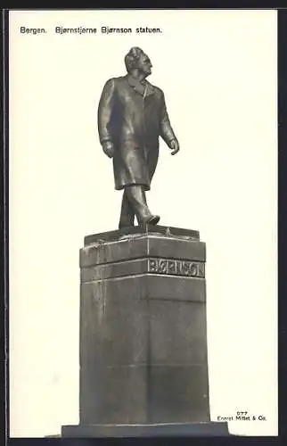 AK Bergen, Bjornstjerne Bjornson statuen