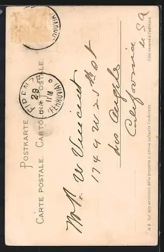 AK Firenze, Portico degli Uffizi e Palazzo Vecchio