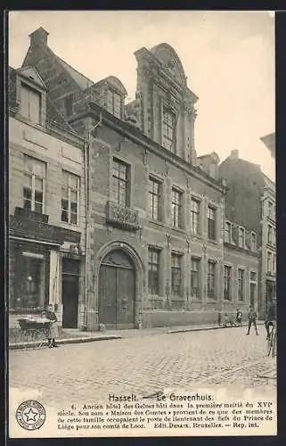 AK Hasselt, Le Gravenhuis, Ancien hôtel Maison des Comtes, Hausansicht