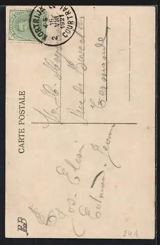 AK Courtrai, La Poste
